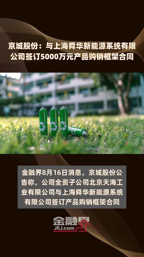 京城股份(600860.SH)天海工业拟与上海舜华签署产品购销框架合同
