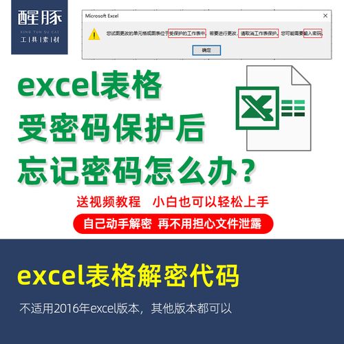 Excel表格密码解密简单实用技巧