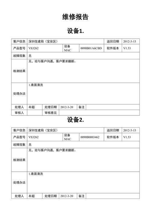 铁路维修报告
